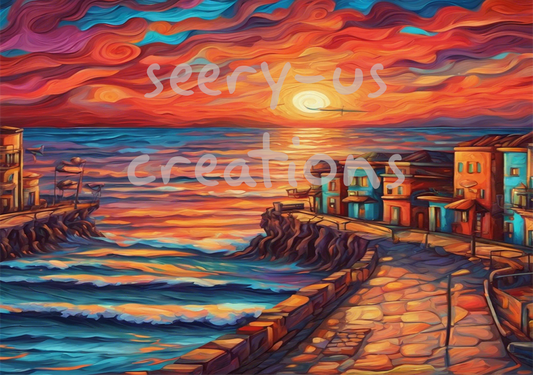 Sunset Lighter Sleeve Wrap 1 *Digital File*