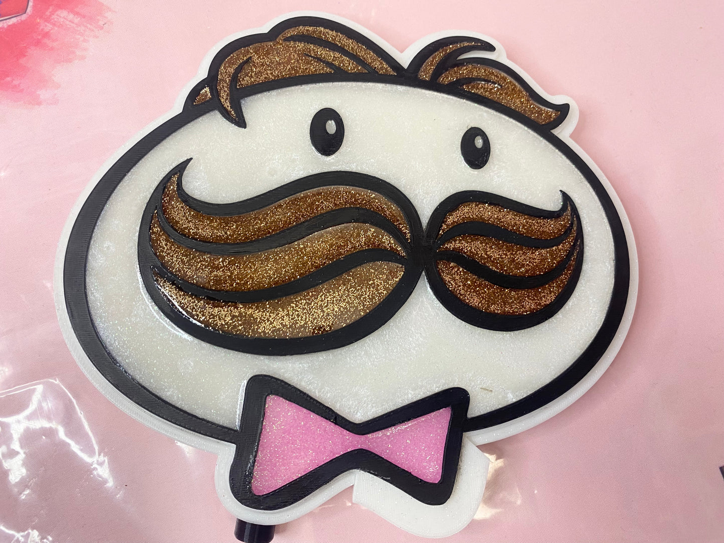 Mr. Stache Rhinestone and Diamond Painting Tray